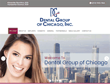 Tablet Screenshot of chicago-il-dentist.com